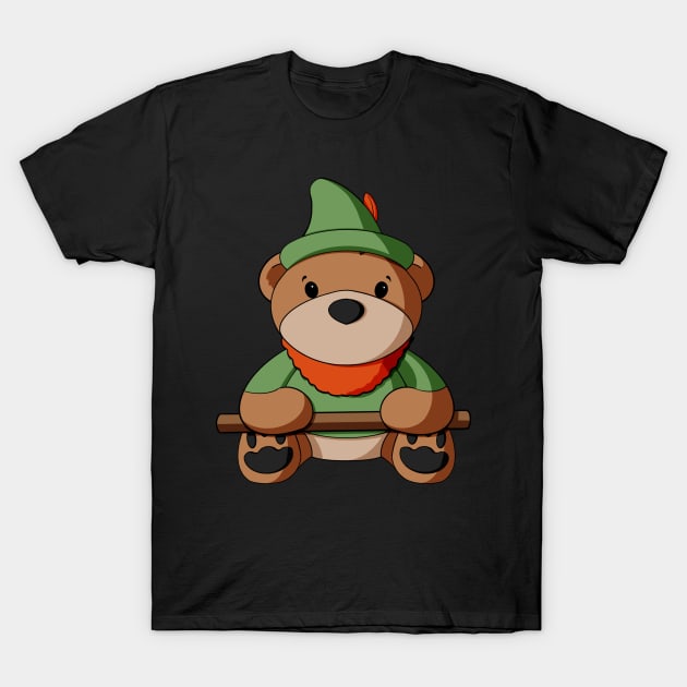 Little John Teddy Bear T-Shirt by Alisha Ober Designs